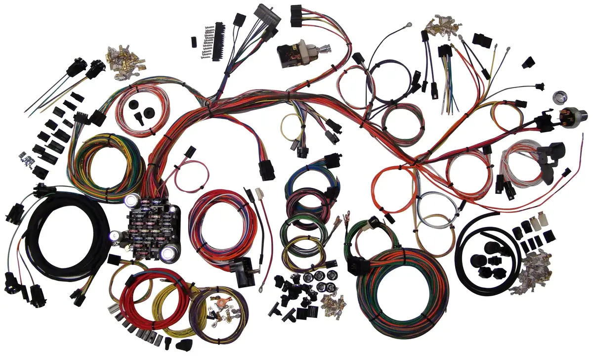 1961-64 Chevy Impala Classic Update Wiring Harness Kit By American Autowire 510063 2