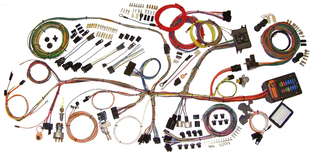 1962-67 Chevy Nova Classic Update Wiring Harness Kit By American Autowire 510140 1