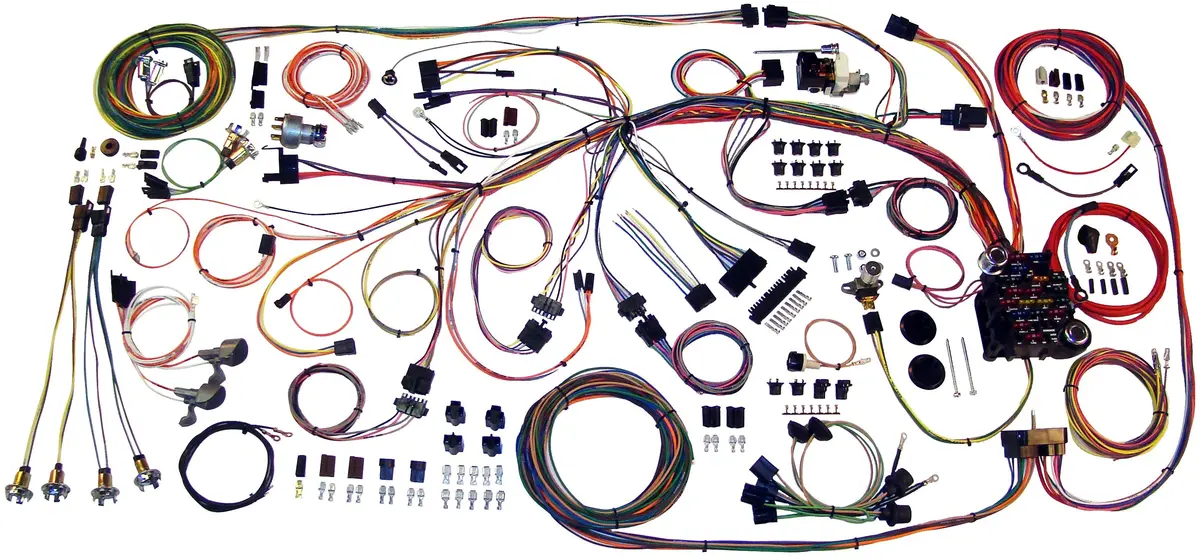 1959-60 Chevy Impala Classic Update Wiring Harness Kit By American Autowire 510217 1