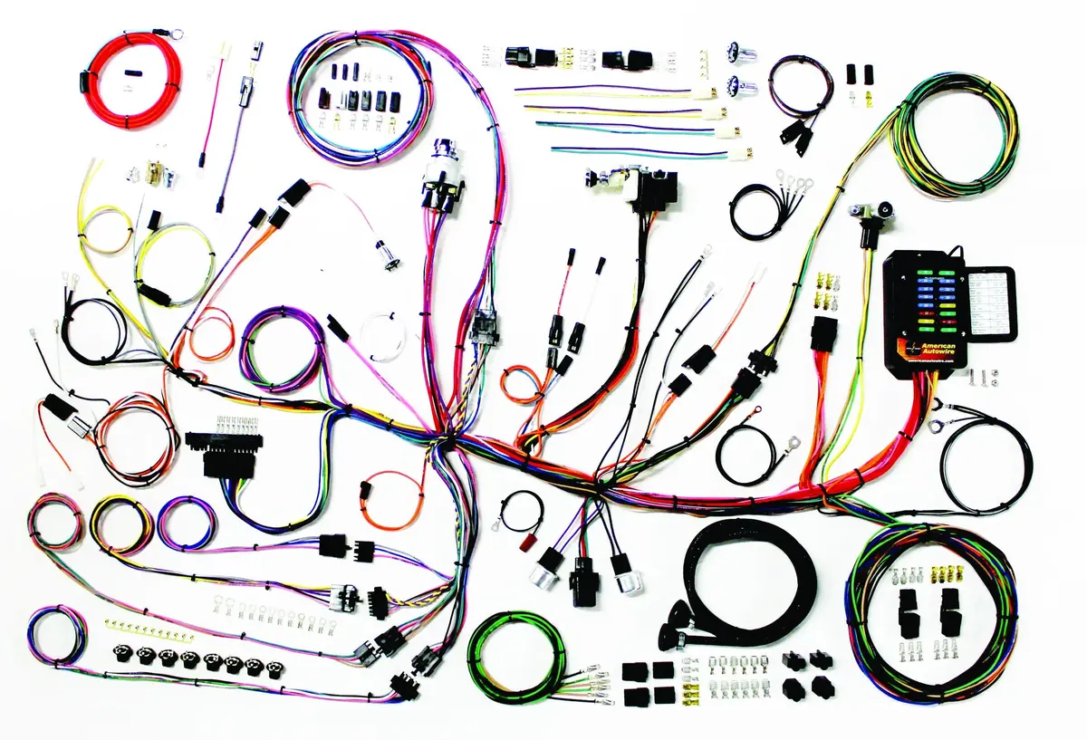 1953-62 Chevy Corvette Classic Update Wiring Harness Kit By American Autowire 510267 1