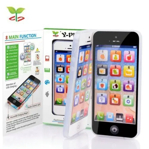 Y-Phone Yphone Toy Play Cell Phone Mobile Phone Cellphone With Usb Recharable Cable For Baby Kids With Usb Recharable 1