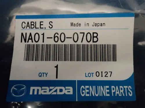 New Oem Mazda Miata Mx-5 Speedometer Cable M/T Manual Trans Na01-60-070B 1