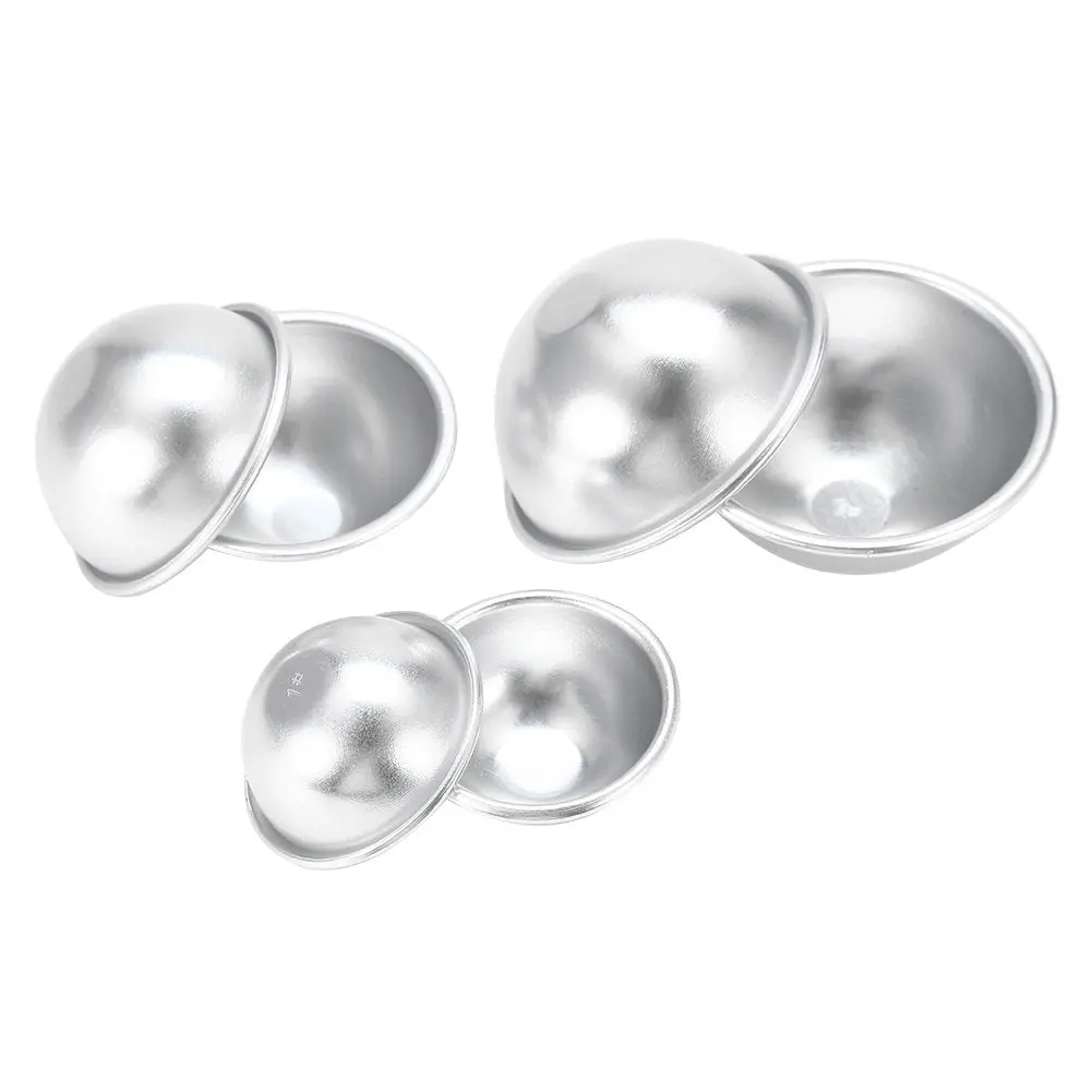 Bath Bomb Molds Diy Bath Bomb Kit For Crafting Handmade Spa Bomb Fizzy Crafting Molds Making Supplies Round Sphere Shape(Set 7) 1