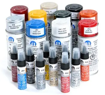 Mopar Jeep Wrangler Hard Top Black Touch Up Paint, Oem 1