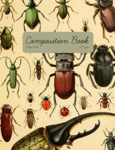 Vintage Beetles Composition Book 1