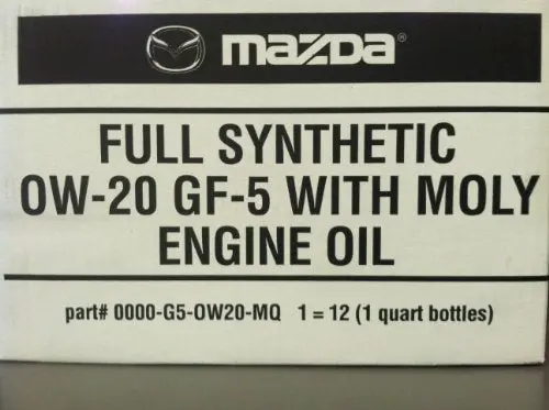 12Pk Mazda Full Synthetic 0W-20 Gf-5 With Moly Engine Oil 1