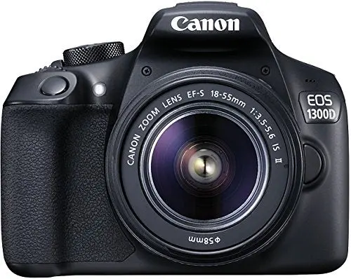 Canon Eos 1300D Kit Fotocamera Reflex Digitale Da 18 Megapixel Con Obiettivo Ef-S Is Ii 18-55 Mm, Wi-Fi, Nfc, Versione Eu, Nero/Antracite 2