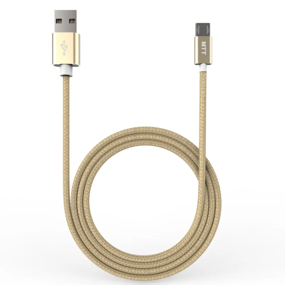 Mtt® Nylon Braided Tangle Free Reversible Micro Usb Cable - Incredibly Durable 5000+ Bend Lifespan 1