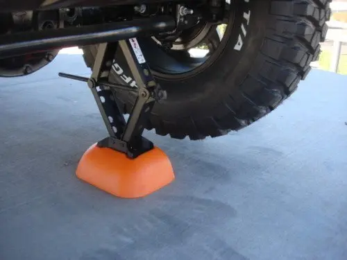 Jeep Wrangler Spare Tire Jack Base Booster, Oe Mopar 2