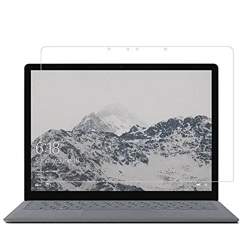 マイクロソフト Surface Laptop 2017 / Surface Laptop 2 強化ガラスフィルム 【Naphny】 マイクロソフト Surface Laptop / 2018 Surface Laptop 2 13.5 インチタブレットフィルム 専用 ガラスフィルム 硬度9h ラウンド加工処理 飛散防止処理 耐久 0.3Mm 薄型 貼り易い 指紋 1