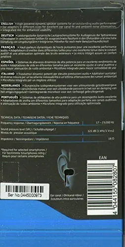 Sennheiser Cx 275 S In -Ear Universal Mobile Headphone With Mic (Black) 2