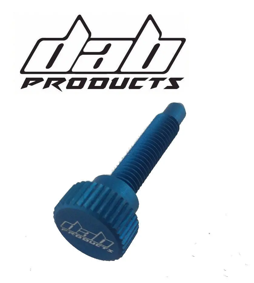 Dab Products Dellorto Trials  Carb Idle Tickover Adjustment Screw Blue 1