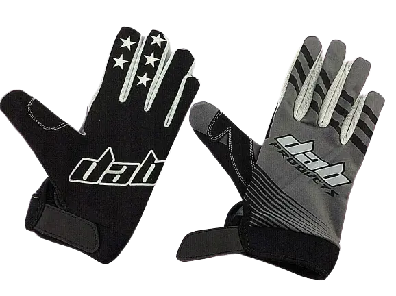 Dab Products Team Trials Gloves 1Pr Grey / Black 1