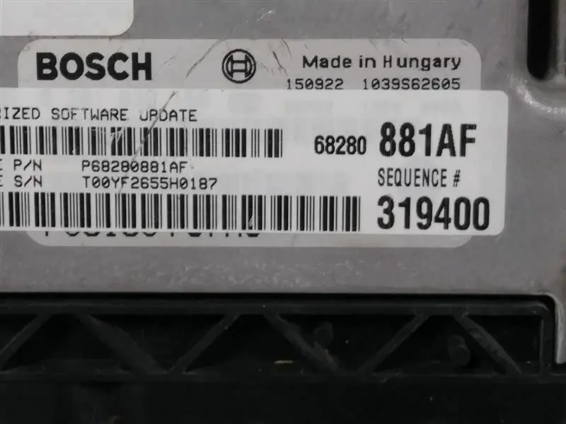 Powertrain Control Module (Pcm )#68280881Af For 2016 Dodge Ram 1500 2