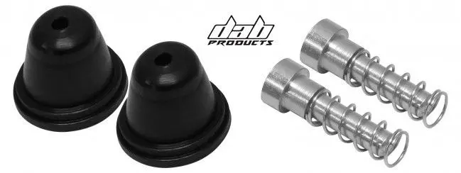 Dab Products Ajp Master Cylinder Rubber Boots & Plunger Set Black 1Pr 1