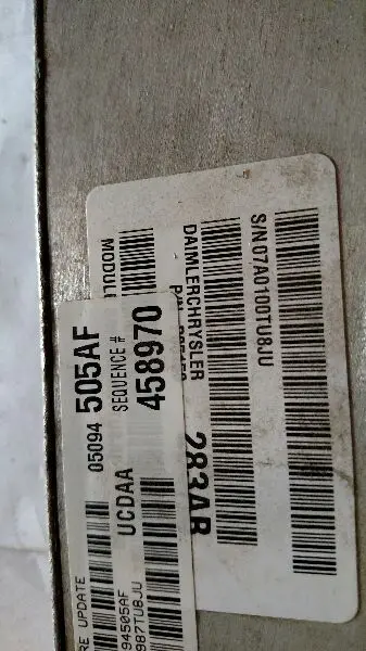 Engine Control Module 05094505Af For 2008 Dodge Ram 1500 2