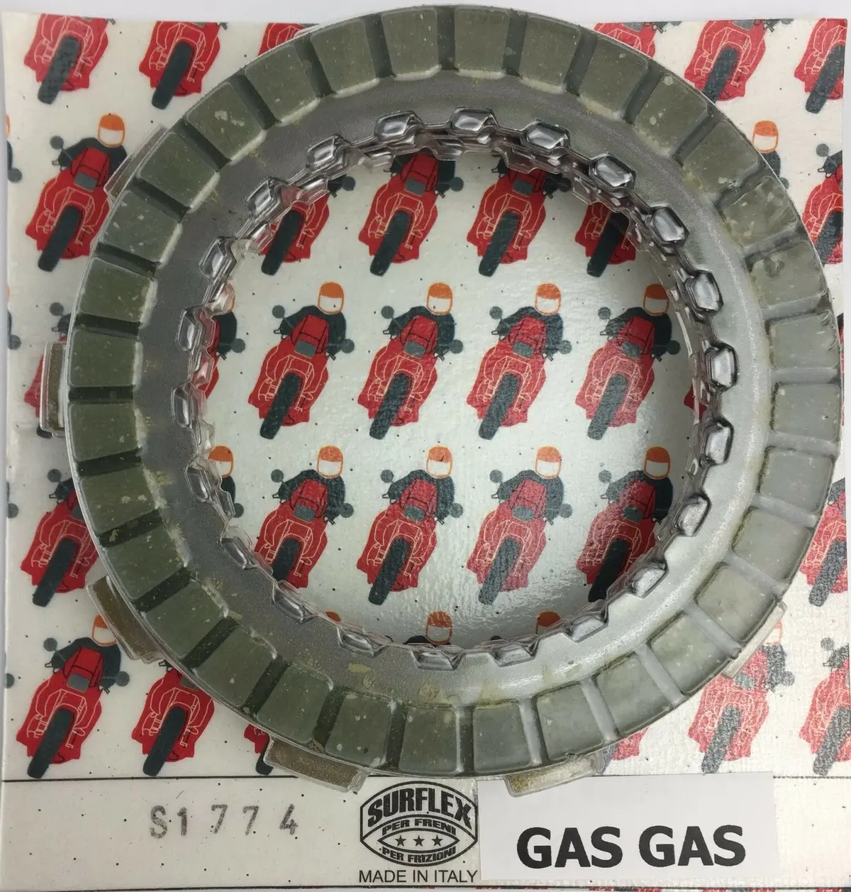 Gas Gas Trials 1987-1997  Surflex  Clutch Plate Set Fibres & Steels S1774 1