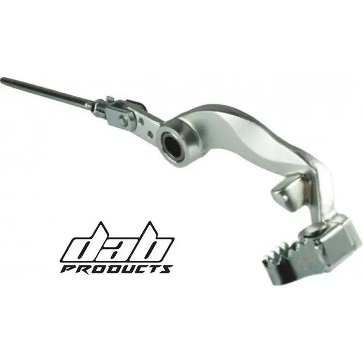 Dab Products Beta Rev3 Rear Brake Pedal Lever Silver 2005-2008 Models 1
