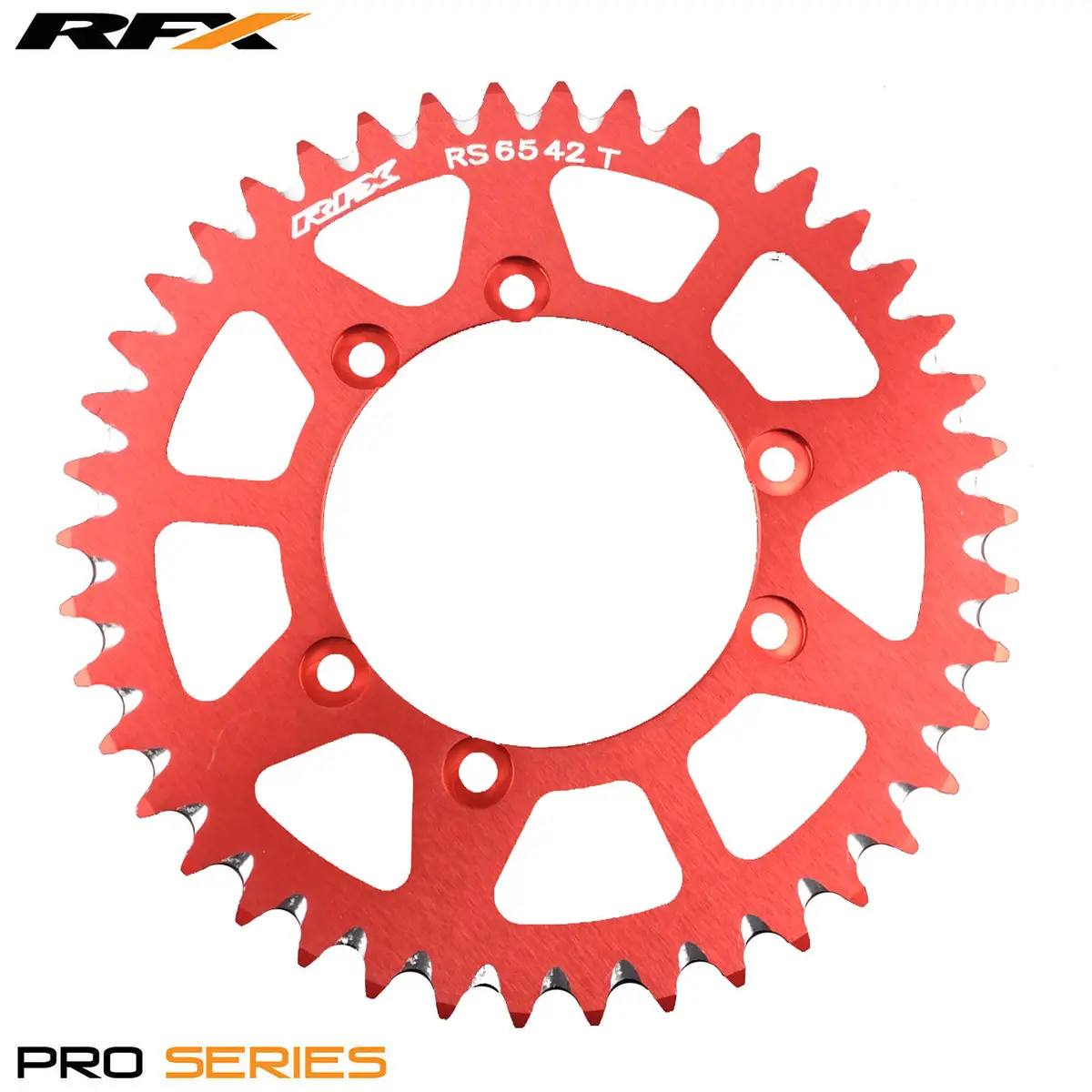 Rfx Pro Series 6 Bolt Rear Trials Sprocket 42 Teeth Red Fits Gas Gas & Sherco 1