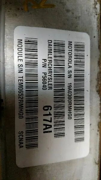 Engine Control Module #56040617Ai 2002 Dodge Durango 2