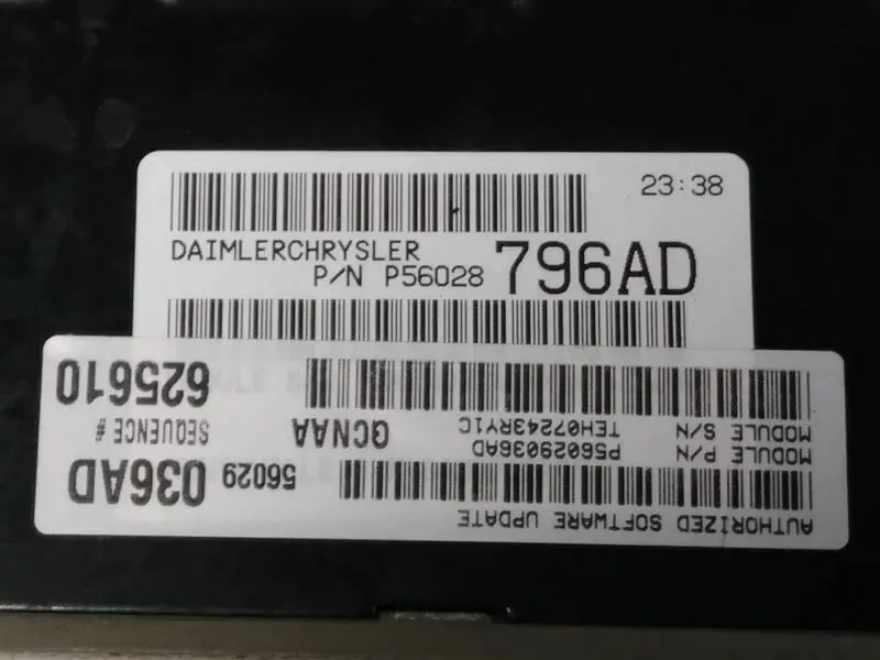 Engine Control Module #56028796Ac For 2004 Dodge Dakota 2