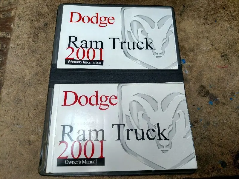 2001 Dodge Ram 1500 2500 3500 Owners Manual 1