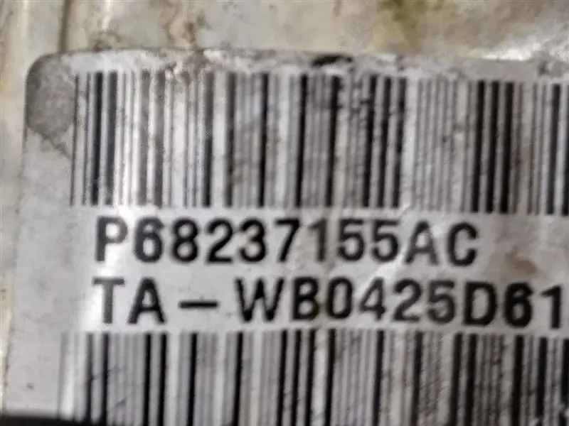 Battery/Alternator/Starter Harness #68237155Ac 2014 Dodge Ram 1500 1