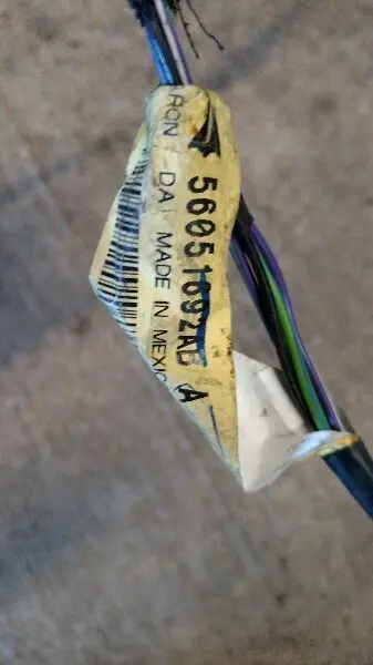 Front Door Harness #56051692Ab For 2008 Dodge Ram 1500 2