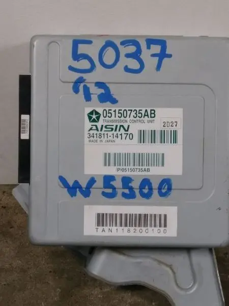 2012 Ram 5500 Transmission Control Module (Tcm). Part Number 05150735Ab 1