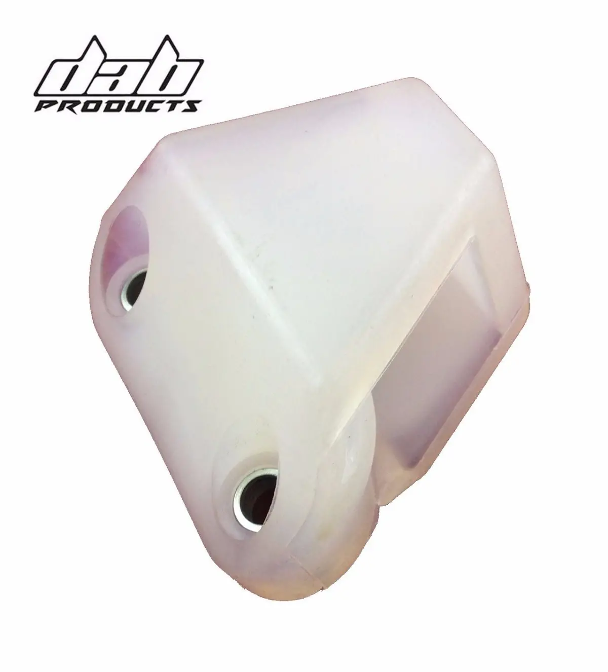 Dab Products Trials Angled Chain Tensioner Pad With Screws & Nuts White/Clear 1