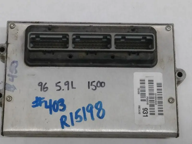 Powertrain Control Module (Pcm) #56040931 For 1996 Dodge Ram 1500 1