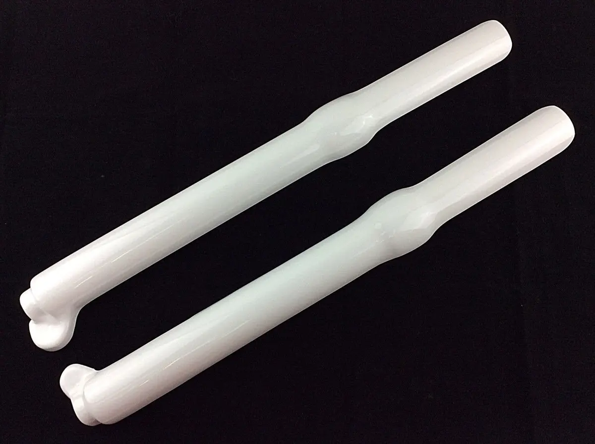 Dab Products Tech Trials Full Length Fork Guards Covers White 2