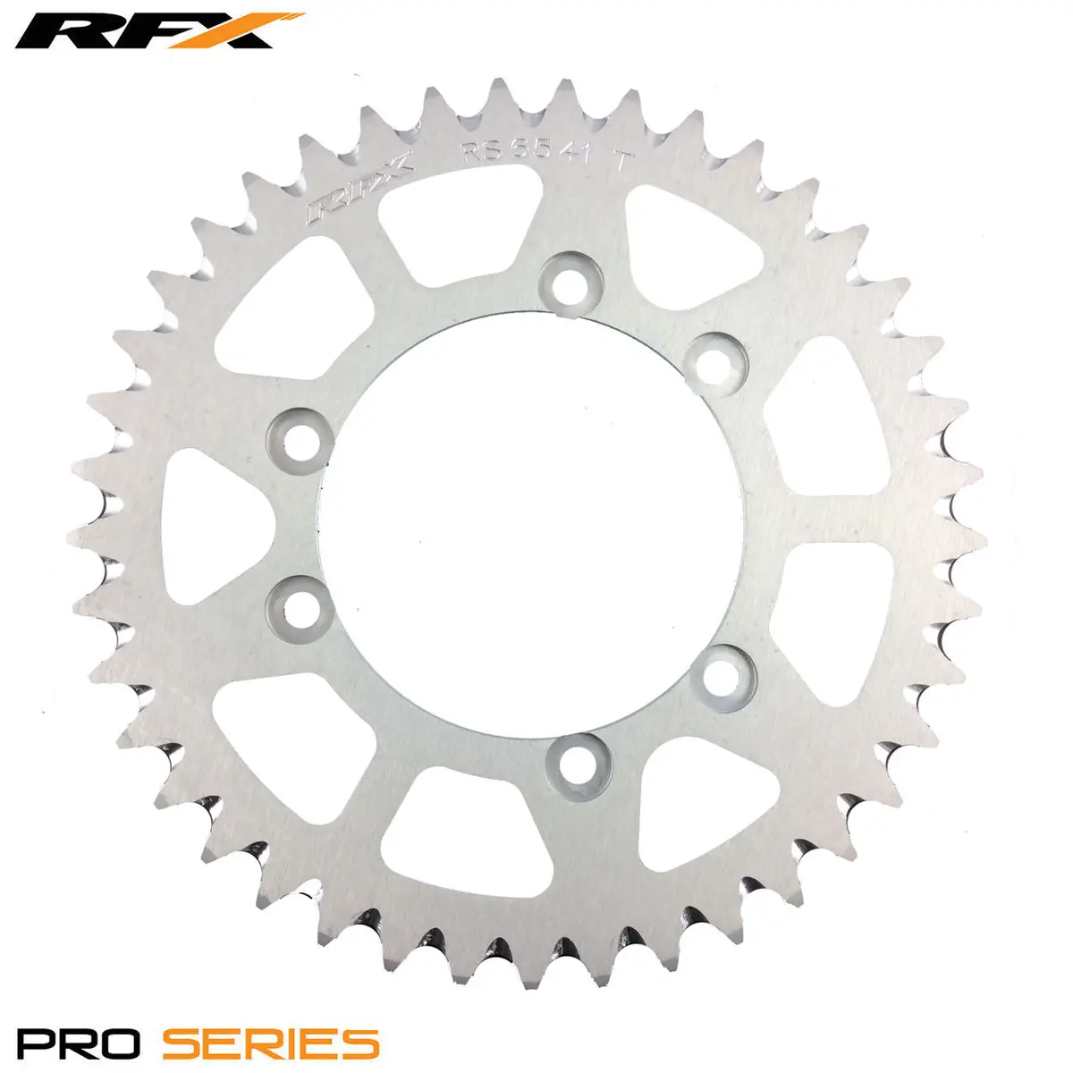 Rfx Pro Series 6 Bolt Rear Trials Sprocket 41 Teeth Silver Fits Gas Gas & Sherco 1