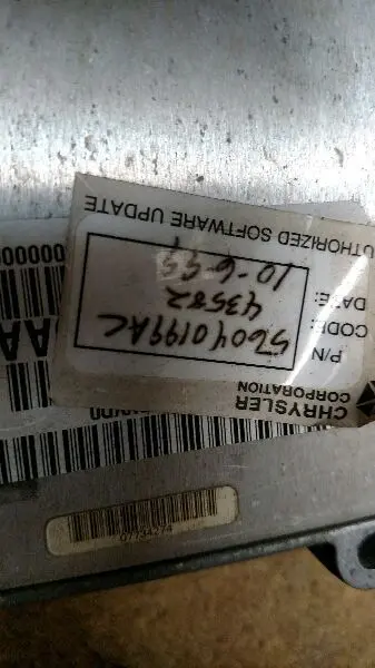 Powertrain Control Module #56040199Ac For 1999 Dodge Ram 2500 2