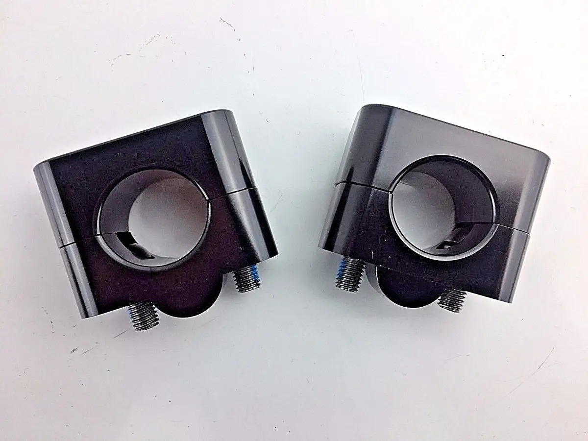 Dab Products 7/8" To Fatbar Handlebar Conversion Set Black For Beta Montesa Etc 2