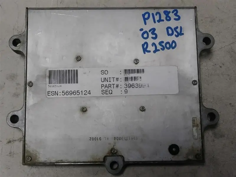Engine Control Module #3963994 2003 Dodge Ram 2500 1