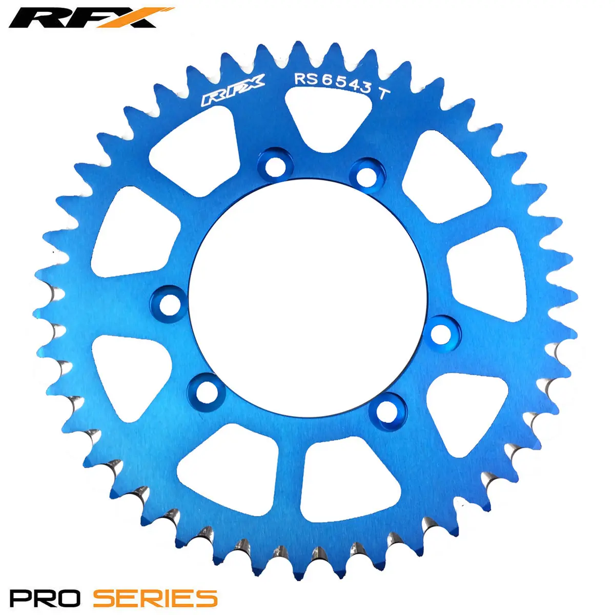 Rfx Pro Series 6 Bolt Rear Trials Sprocket 43 Teeth Blue Fits Gas Gas & Sherco 1
