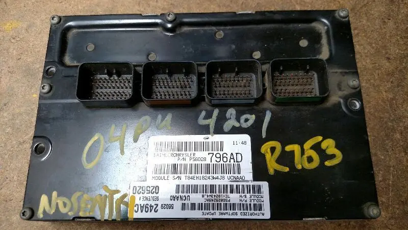 2004 Dodge Ram 1500 Engine Control Module Ecu Ecm 56028796Ad 56029248Aa 1