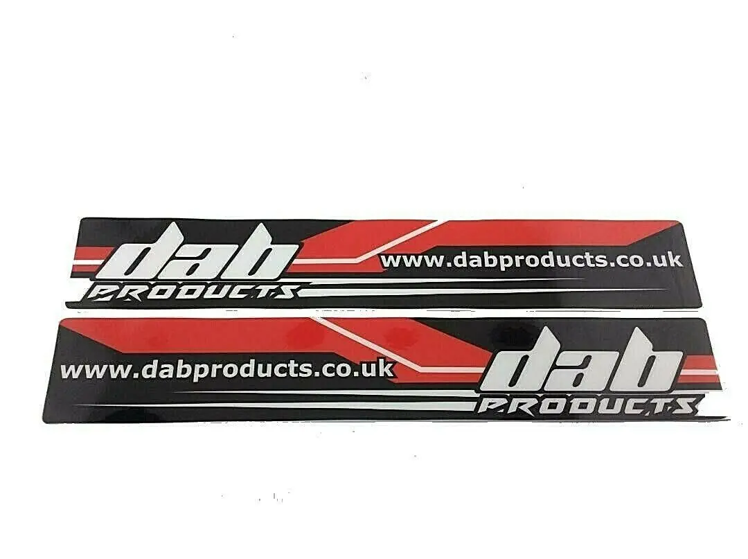 Dab Products Trials Universal Lower Fork Stickers 1Pr 1