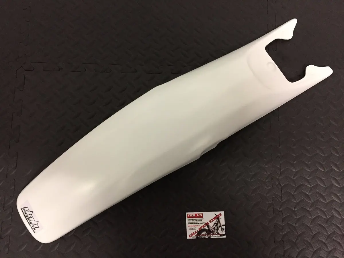 Dab Products  Beta Techno Pattern Rear Mudguard Fender White 1994-1997 1