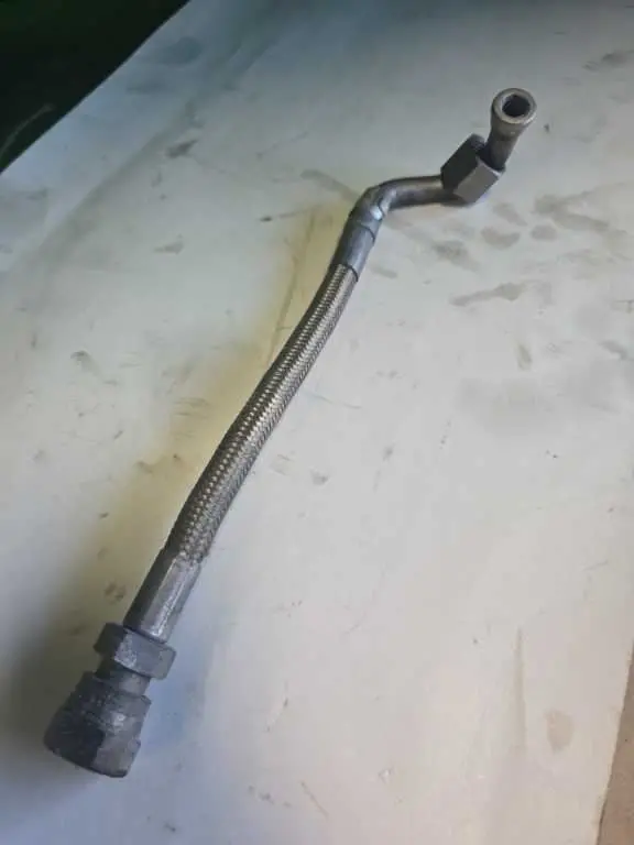 2020 Ram 3500 Diesel Turbo Oil Supply Line. Part Number 68444984Aa 2