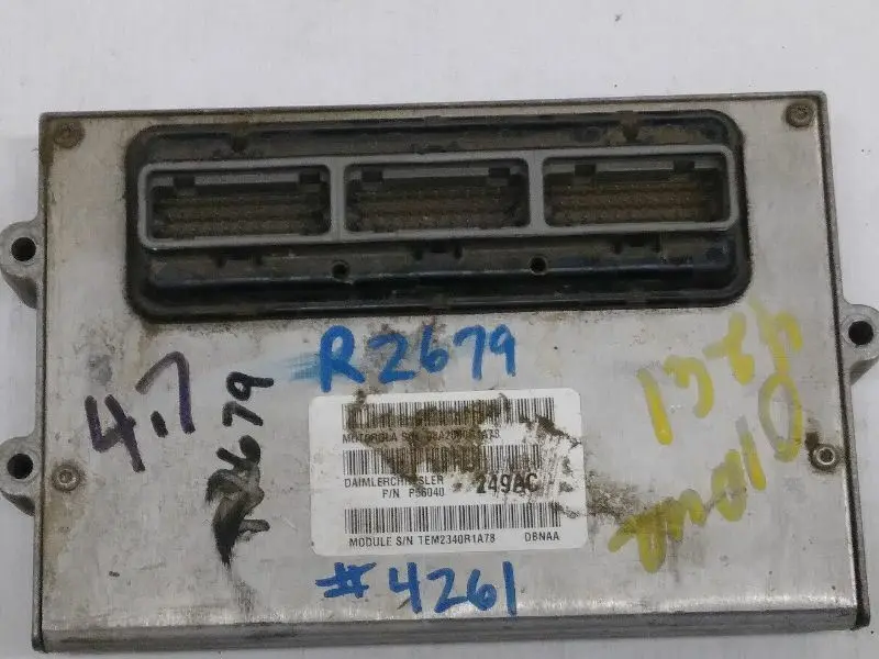Engine Control Module #56040249Ac For 2001 Dodge Durango 1