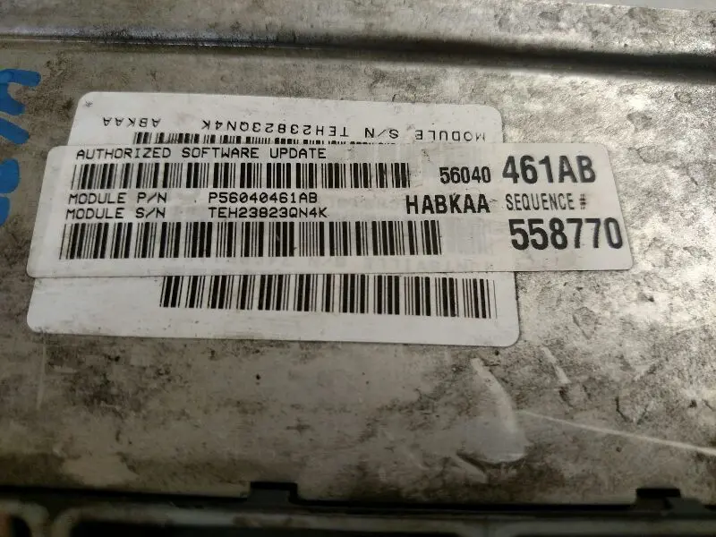 2003 Dodge Ram 1500 Engine Control Module Dodge P/N 56040461 2