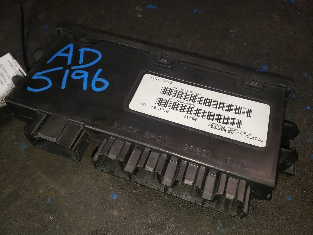 2021 Ram 3500 Vehicle Sytems Interface Module (Vsim). Part Number 68410361Af 2