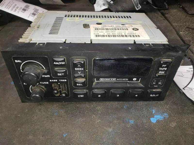 2001 Dodge Ram2500 Am/Fm Cassette. Part Number 56038933Ab 1
