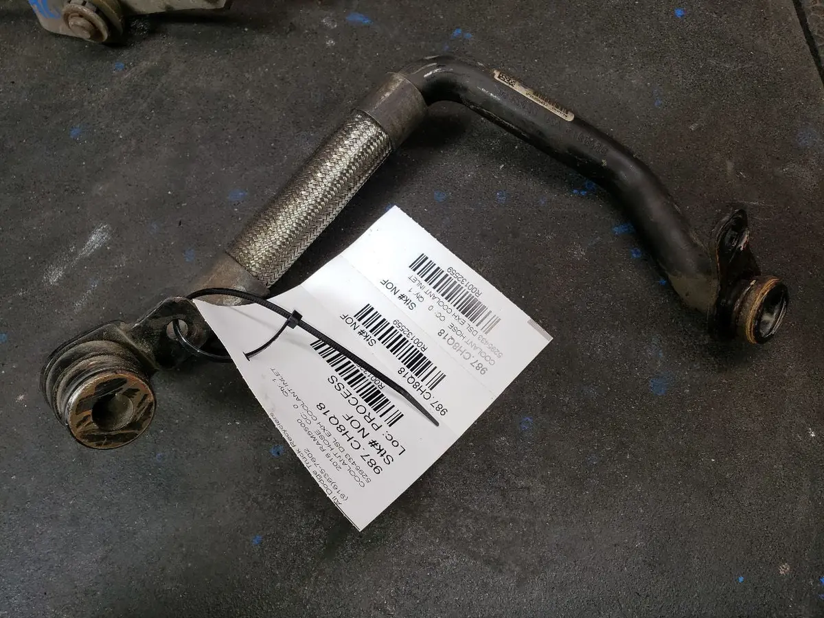 2018 Ram 5500 Diesel Exhaust Coolant Inlet Tube. Part Number 5295433 1