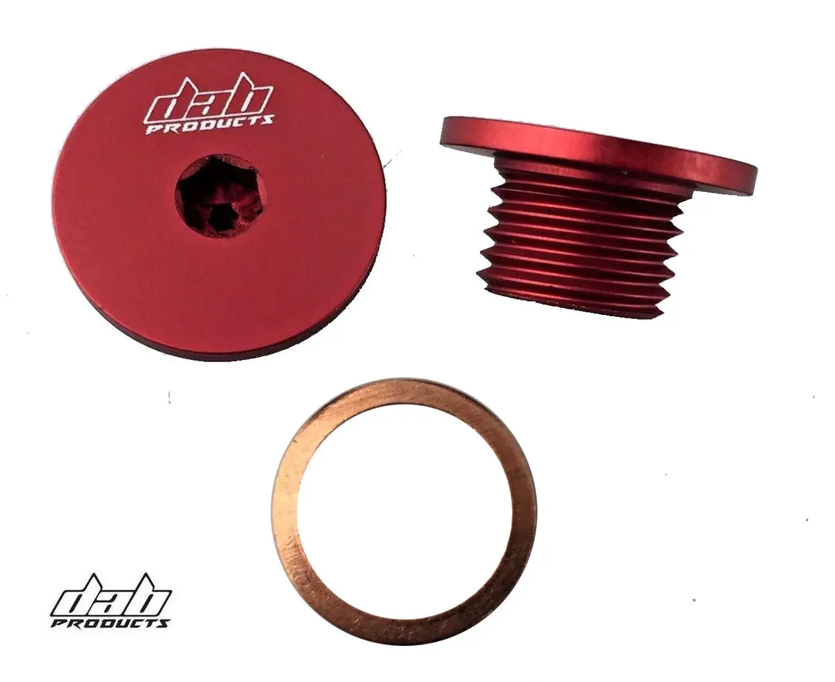 Dab Products Montesa Cota 4Rt Flywheel Timing Inspection Plug Screw Red 1