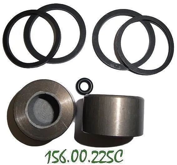 Braktec / Ajp 2 Pot Rear Brake Caliper Piston & Seal Repair Kit 25Mm Pistons 1