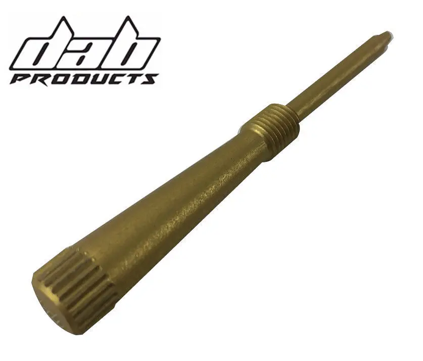 Dab Products 2 Stroke Keihin Pwk Carb Air Mixture Adjustment Screw Gold/Yellow 1