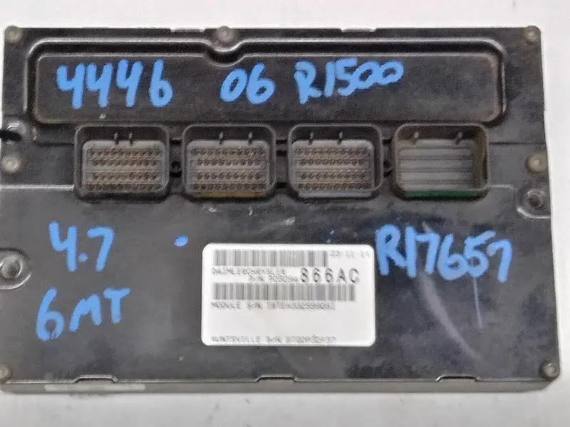 2006 Dodge Ram 1500, Engine Control Module W/Sentry #05094866Ac 1